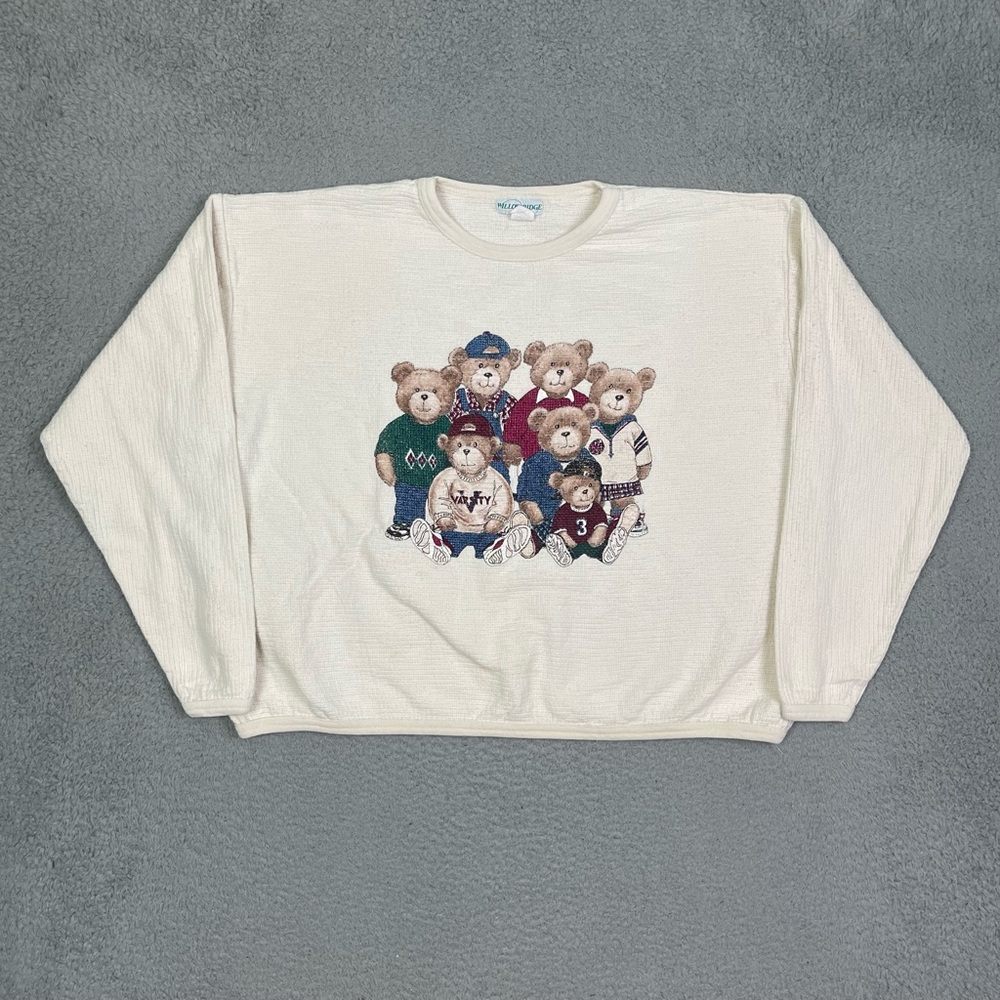 Vintage 90s teddy bear sweatshirt - Picture 2 of 4